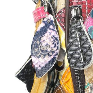 AndoBag Shoulder <b>Crossbody</b> <b>Bags</b> <b>Large</b> Capacity Color Stitching Plaid Handbag Genuine Leather Satchel Purse <b>Bag</b> for Women 1793 - Product Image 5