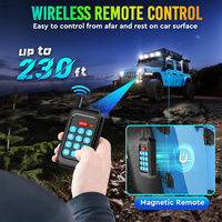 Télécommande universelle pour application, panneau de commutation 12 gang 12V 24V RGB, panneau de commutation pour éclairage LED 4X4 pour voitures tout-terrain, bateaux, bus, camions