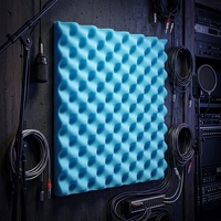 Tuiles acoustiques en mousse alvéolée personnalisables - Panneaux insonorisants ignifuges B1 pour studio de musique, salle de diffusion, salle de jeux