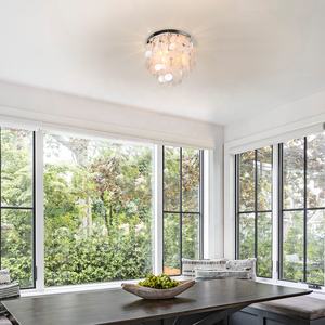 Sunsir SKD Ceiling Lights Dimmable <b>Bulbs</b> Metal Shell Chrome Ceiling Lamps Luxury Chandeliers - Product Image 2