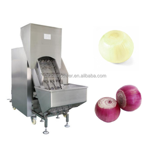 Máquina de procesamiento de cebolla Máquina clasificadora peladora de cebolla verde Máquina clasificadora de raíz y cortadora multiposición - Product Image 1