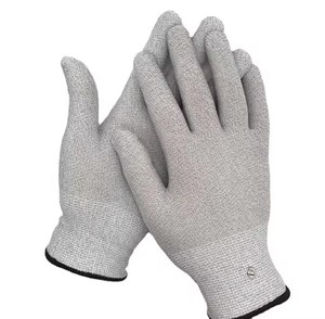 Silver Fiber <strong>Physiotherapy</strong> Conductive Gloves DDS Biological <strong>Electrotherapy</strong> Beauty Massage Health Care Electrode Gloves Wholesale - Product Image 4