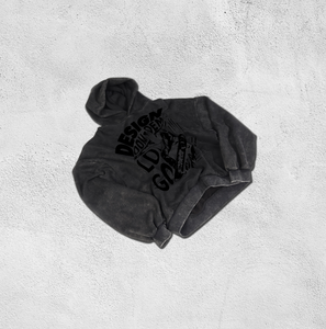 Sudaderas con capucha de gran tamaño con logotipo personalizado para hombre, Sudadera con capucha de calidad pesada con cremallera sólida bordada de estilo callejero de invierno - Product Image 2