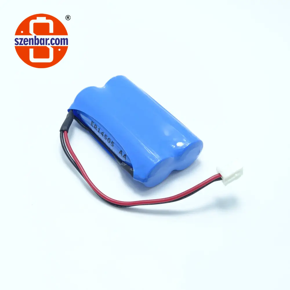 Enbar Shenzhen produttore ER14335M connettore Elettronico 3.6v 1350mAh 2/3AA al litio batteria di apparecchiature mediche