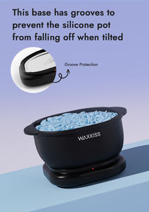 Kadınlar ve erkekler için brezilyalı ağda kiti, hassas cilt tam vücut epilasyon için 4 torba sert balmumu boncuk taşınabilir balmumu ısıtıcı ile - Product Image 6