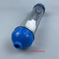 Boîtier de cartouche DIY T33 pour filtre à ions d'eau filtre à billes de carbone vide rempli de billes de carbone élimine le calcium/adoucissement
