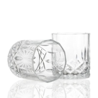 Échantillons gratuits de verres à whisky de luxe personnalisés en cristal gravé pour bars 300ml
