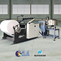 Machine de découpe de papier thermique, machine de rembobinage pour caisses enregistreuses, machine de découpe de rouleaux de loterie, machine de découpe et de rembobinage de rouleaux géants