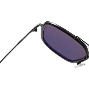 Gafas de Sol de Metal Vintage de nueva moda, gafas de sol hechas a mano con lentes polarizadas UV400, Material de vidrio para hombres - Product Image 5