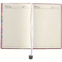 Carnet Vintage sur mesure 5.9*8.27 pouces imprimé Style fil cousu reliure pour l'école bureau mariage-un Journal de cadeau de travail