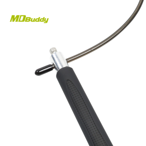 MDBuddy Cable personalizado <span class=keywords><strong>Cuerda</strong></span> <span class=keywords><strong>de</strong></span> saltar con mango Cable <span class=keywords><strong>de</strong></span> alambre <span class=keywords><strong>de</strong></span> acero - Product Image 3