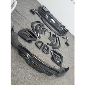 Pièces automobiles en fibre de carbone sèche pour Mercedes-Benz GLE <span class=keywords><strong>63</strong></span> Coupé, kit carrosserie style B pour mise à niveau, lèvre avant, aileron de passage de roue - Product Image 6