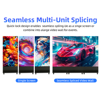 P1.5 P1.8 P2.5 Yüksek Parlaklıklı Dijital Tabela ve Ekranlı Video Standee Totem LED Poster Ekranı Pazarlama ve Reklamcılık için