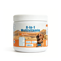 Complément alimentaire pour chiens 8-en-1 Soft Chews Vitamines Glucosamine Chondroïtine Calcium Soutien immunitaire Absorption rapide Sans produits chimiques