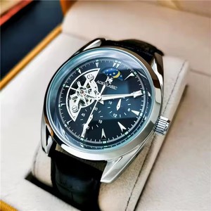 นาฬิกาข้อมือผู้ชาย AOKULASIC รุ่น Hollow Out Large Flywheel ระบบอัตโนมัติเต็มรูปแบบ กันน้ำ พร้อมไฟกลางคืน แสดงข้างขึ้นข้างแรม - Product Image 4
