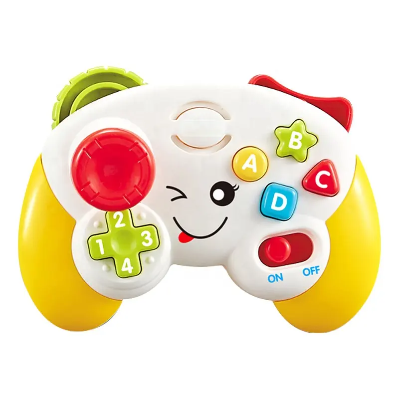 2023 New Early Education Toys Electric Learning Fun With Music Light Infant Game And Learn Controller Toy Handle For Baby