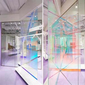 Verre laminé ultra-clair, coloré, dégradé, réfléchissant, éblouissant, fabriqué en usine - Product Image 5