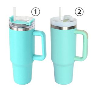 Custom H2.0 Double Wall Insulated Large Coffee <strong>Mug</strong> 40 oz Tumbler Adventure Cup Stainless Steel Travel <strong>Mug</strong> <strong>with</strong> <strong>Handle</strong> <strong>Mug</strong> - Product Image 4
