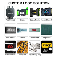 Collier d'accessoires pour animaux de compagnie en silicone rechargeable avec logo imprimé OEM Collier de chien à LED clignotante personnalisé