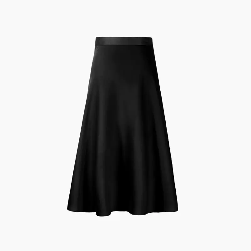 New Design High Quality Mid-Length Slim Fit And High Waist Series Draped Thin A-Line Skirt Women Half Skirt
