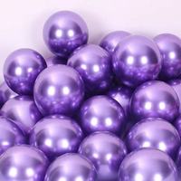 Ballons en latex de 5 pouces, couleur chrome métallisé, pour la décoration de mariage et de célébration, vente en gros.