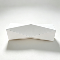 Boîtes pliables en papier de luxe YZ Wholesale, forme géométrique losange, sacs d'emballage cadeau pour parfums et bijoux
