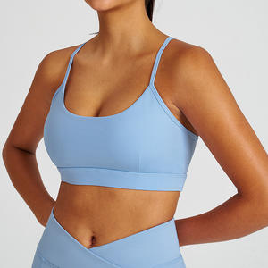 Sport-BH mit individuellem Logo für Damen, Fitness, Laufen, Yoga, mit Rückenausschnitt und Trägern - Product Image 5
