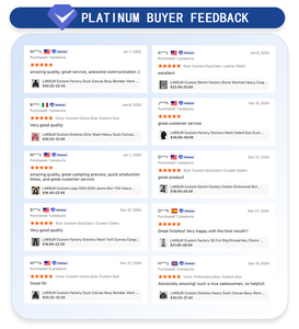 بنطلون جينز نسائي ضيق بتصميم مخصص من LARSUR، مطبوع بنقشة الفهد، مغطى بطبقة شمعية، بقصة واسعة من الأسفل، مع تمزقات وغسيل مميز - Product Image 2