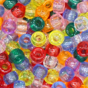 Bán buôn tùy chỉnh bigvalue số lượng lớn lỏng 1000PCS nhiều màu 6*9mm Nhựa Acrylic lỗ lớn long lanh đục lấp lánh tóc ngựa hạt - Product Image 4