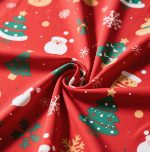 Chất lượng cao giáng sinh chất liệu của vải sắc tố hoặc phân tán in sợi nhỏ 100% polyester bedsheet tấm ga trải giường vải của cuộn - Product Image 5