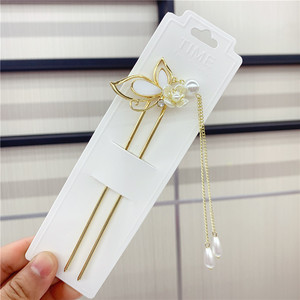 Horquillas de estilo antiguo, adornos para el cabello con borlas, horquillas de estilo corte, accesorios para el cabello para Hanfu de mujer, horquillas de perlas. - Product Image 2