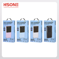 Batterie externe portable grande capacité 22,5 W 20000 mAh 10000 mAh à charge rapide avec support pour tous les téléphones mobiles, batterie Li-Polymère