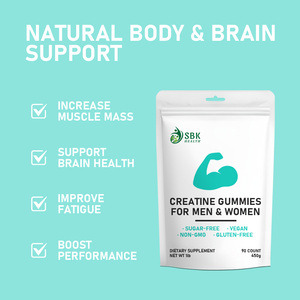 Premium Custom L-Theanine <b>Supplement</b> Creatine Monohydrate Gummies Boost Endurance Before After Workouts Creatine Vegan Gummy - Product Image 4