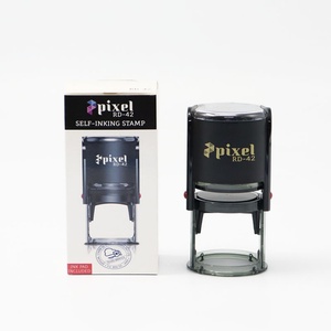 Biodegradable Custom Logo Patterns Digital Printed Square Paper <b>Box</b> Self-inking Stamp Packaging Boxes Self Erecting Boxes - Product Image 2