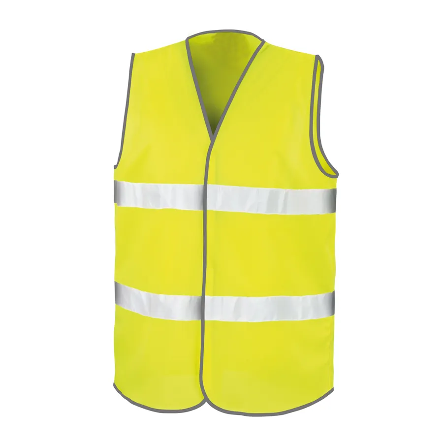 wholesale yellow economy waistcoat custom logo safety reflective vest en471