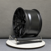 Jantes forgées personnalisées noir brillant à 5 branches, 17-24 pouces, 5x112 5x114.3 5x120 pour Subaru Impreza, Mazda 3, Honda Accord