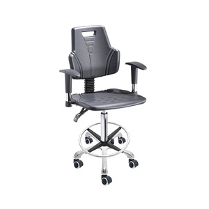 Silla Industrial Hewei IC042 de Espuma PU Antiestática con Reposabrazos y Respaldo Ajustable en Altura para Uso en Laboratorio - Product Image 1
