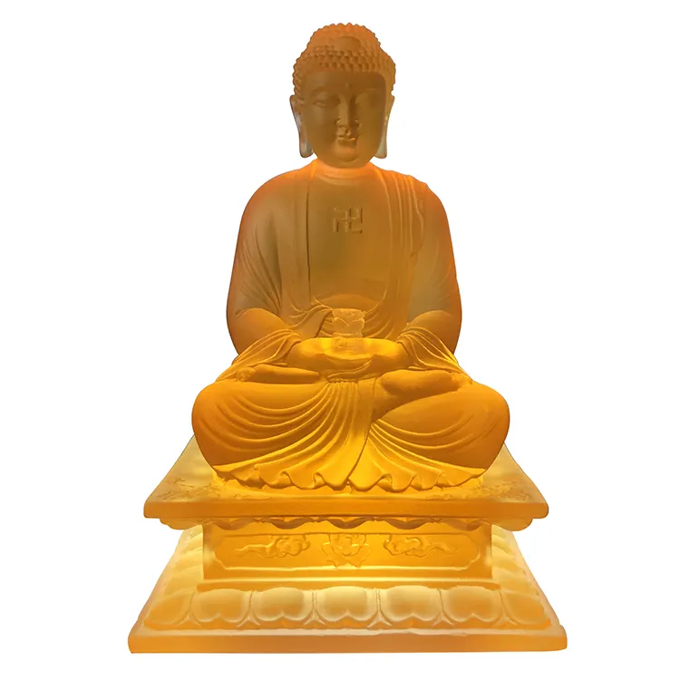 Статуя Будды от <span class=keywords><strong>производителя</strong></span>, недорогая храм, религиозные сувениры, подарок, статуя Liuli Art Sakyamuni Будда, ремесла