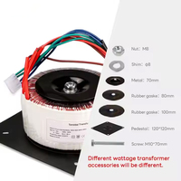 Transformador Toroidal de 3000W 110V 220V con Bobinado de Cobre Puro para Inversores Solares y Amplificadores