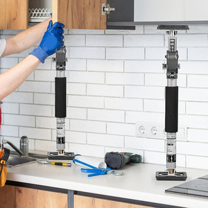 Diy 45.7 ~ 61 इंच समायोज्य ऊंचाई कैबिनेट टेलीस्कोपिक समर्थन पोल अधिकतम 100kg ओम लोड के साथ - Product Image 6