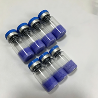 Usine de peptides chinoise fournissant de la matière première cosmétique GHK-Cu 50 mg de haute qualité, pureté 99 % (poudre lyophilisée bleue)
