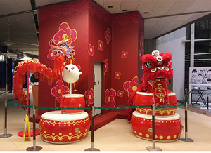 Año Nuevo chino Southern Foshan Crane Style Lion Dance Costume Baile folclórico chino LED Performance Wear Cartoon Dragon - Product Image 6