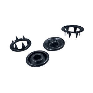 Nhà sản xuất nút kim loại mạ đen bạc vàng đồng thau hợp kim kẽm, nút bấm cài áo khoác quần áo - Product Image 6