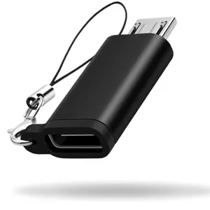 Conversor USB tipo C fêmea de carregamento rápido tipo C para micro adaptador para telefone, venda imperdível