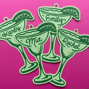 Margs & Matrimony, Étiquette nominative pour demoiselle d'honneur, Demande en mariage pour future mariée, Final Fiesta, Verre à margarita, Économisez l'eau, buvez de la tequila - Product Image 3