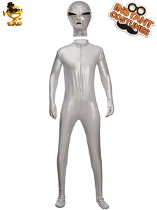 Fantastica Tuta da <span class=keywords><strong>Alieno</strong></span> per Adulti per Halloween, Travestimento per Feste in Maschera, <span class=keywords><strong>Costume</strong></span> Cosplay Unisex da <span class=keywords><strong>Alieno</strong></span> - Product Image 4