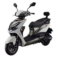 Sepeda Motor Listrik Dewasa 1500W Kecepatan Tinggi 60V Rangka Baja E-Motor 2 Kursi Skuter Listrik Roda Dua Cakram