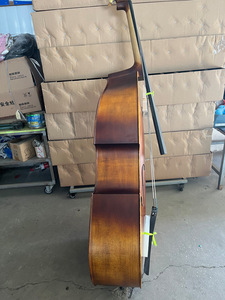 Le nouveau design bas <span class=keywords><strong>prix</strong></span> de haute qualité tout en bois massif ébène touche sculpté hibiscus main <span class=keywords><strong>contrebasse</strong></span> <span class=keywords><strong>contrebasse</strong></span> - Product Image 3