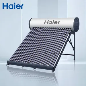 Haier Vacuümbuis Roestvrijstalen Groothandel 200l Tank Thermische Zonnecollectoren Systeem Niet-Drukwaterverwarmer Voor Thuisgebruik