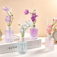 Diffuseur de parfum d'ambiance personnalisé pour la maison, 50 ml, huile essentielle longue durée, aromathérapie, désodorisant, ensemble de diffuseurs à bâtonnets